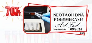 Limited Time Promotion: 70% OFF NeoTaqII DNA polymerase - Expires 09/2024!