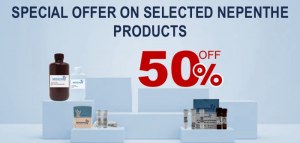 ¡Ahorre un 50% en productos seleccionados de Nepenthe!