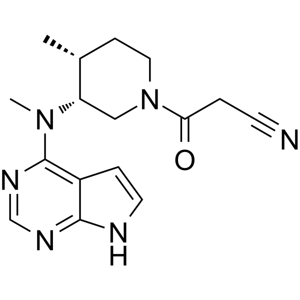 Tofacitinib Estructura química