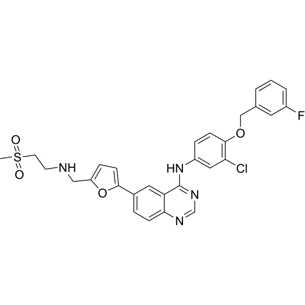 Lapatinib Estructura química