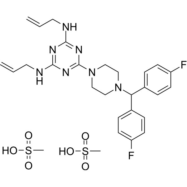 Almitrine mesylate Chemical Structure