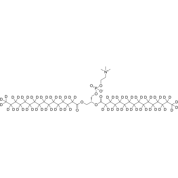 DPPC-d<sub>62</sub> Estructura química