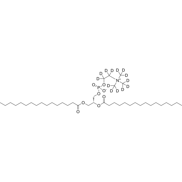 DPPC-d<sub>13</sub> Estructura química