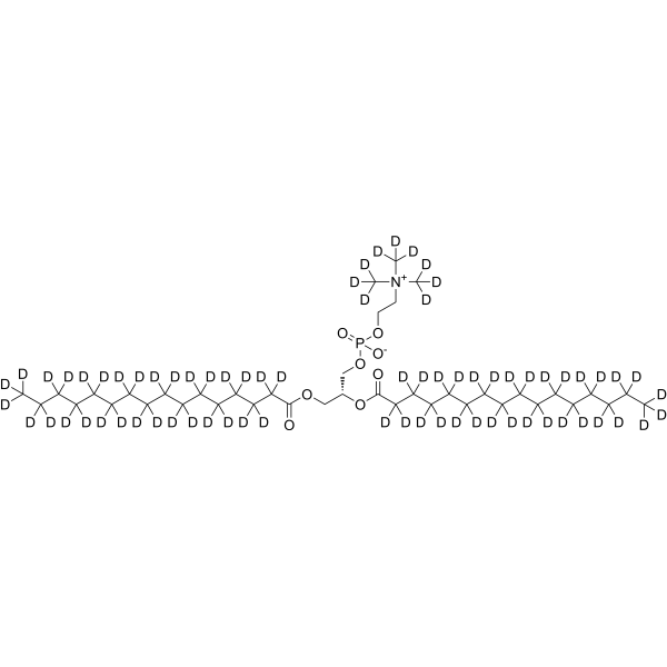 DPPC-d<sub>71</sub> Estructura química