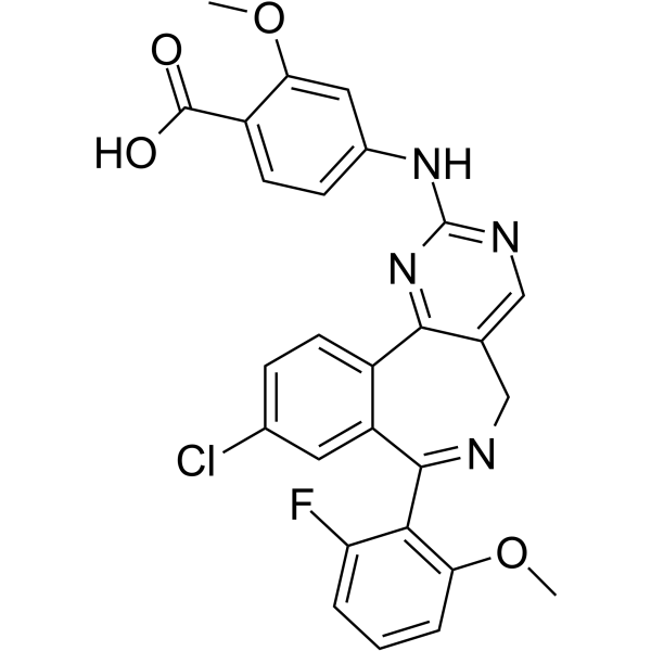 Alisertib Estructura química