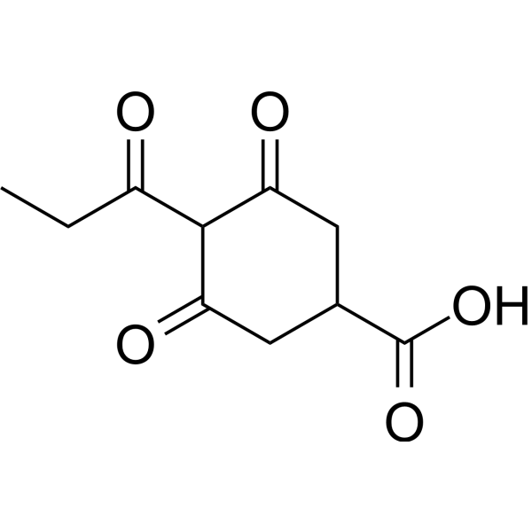 Prohexadione Estructura química