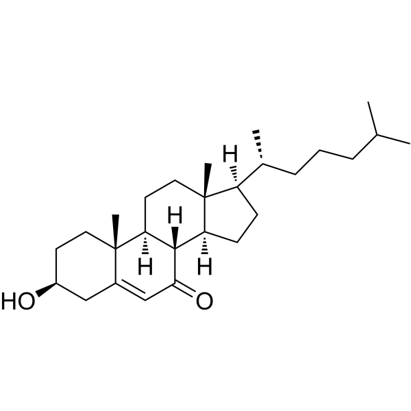 7-Ketocholesterol Estructura química