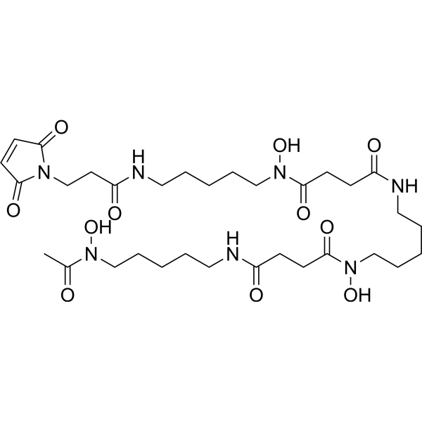 Mal-Deferoxamine Estructura química