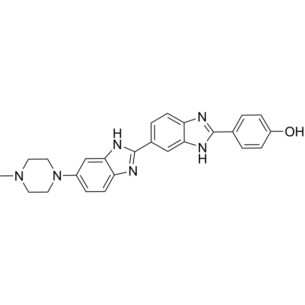 Hoechst 33258 Estructura química