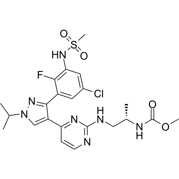 Encorafenib Estructura química