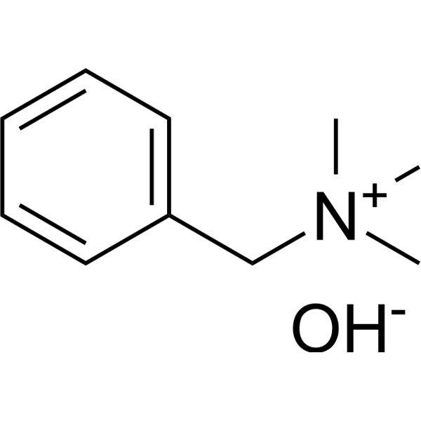 Triton B (40 wt. % in methanol) Estructura química