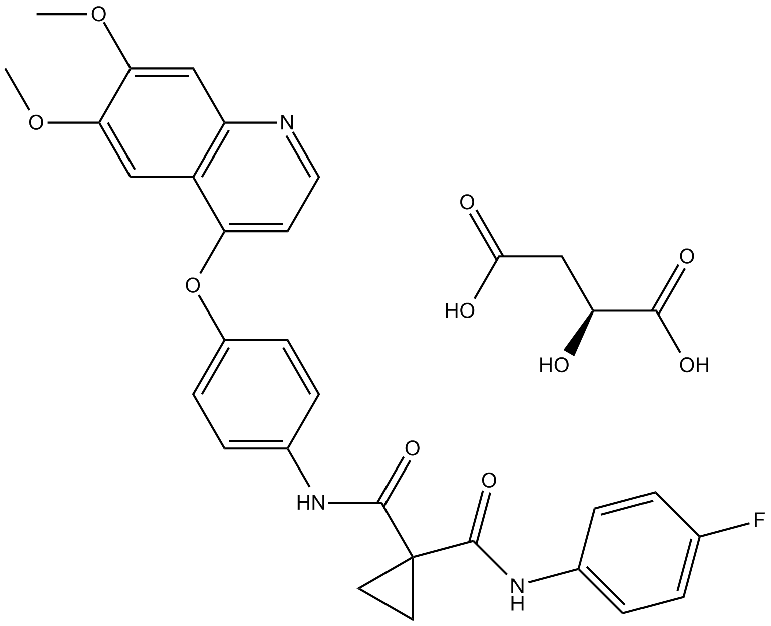 Cabozantinib malate (XL184)