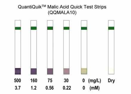 L-Malic Acid Test Strips